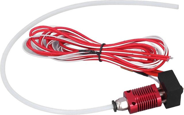 MK8 Extruder Hotend Kit für Ender 3 Serie 3D Drucker, 24V, Rot - Bild 1