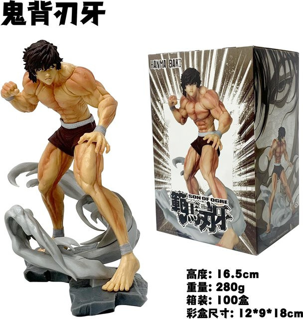 Yiran toy 1 Hanma Baki Figur Hanma Yujiro, Actionfiguren, 15cm, ab 14 Jahren - Bild 1
