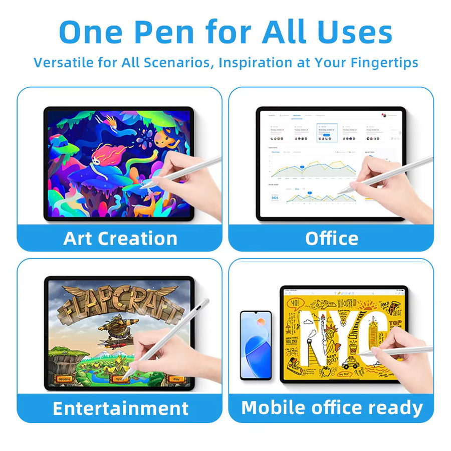 Universeller Stylus-Stift mit magnetischer Adsorption für Android, iOS und Windows, kompatibel mit Xiaomi, Huawei und Samsung Tablets und Smartphones - Bild 5