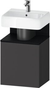 Duravit Waschtischunterschrank Qatego in Anthrazit und Grau, B/T/H: 44 x 35 x 64,5 cm - Bild 1