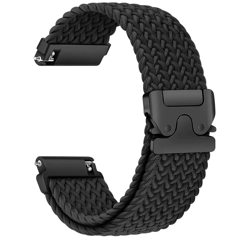Amazfit Uhrenarmband Nylon, Schwarz, Unisex, 20mm/22mm - Bild 3