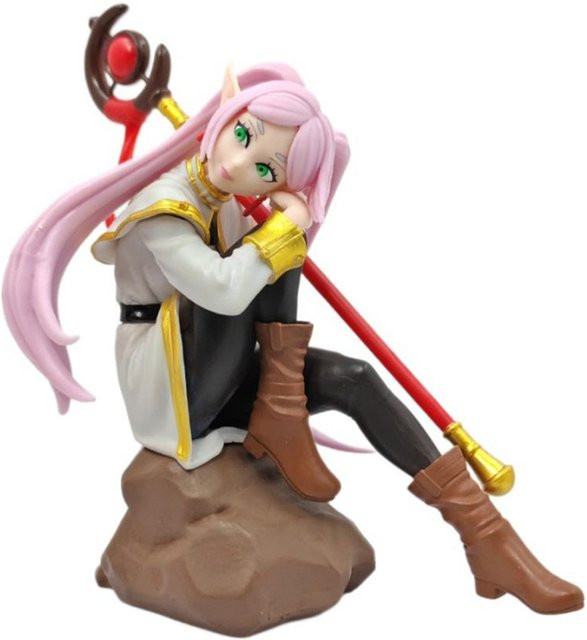 Yiran toy 1 Frieren Figur mit Stab Sitzende Pose PVC Statue - Bild 1