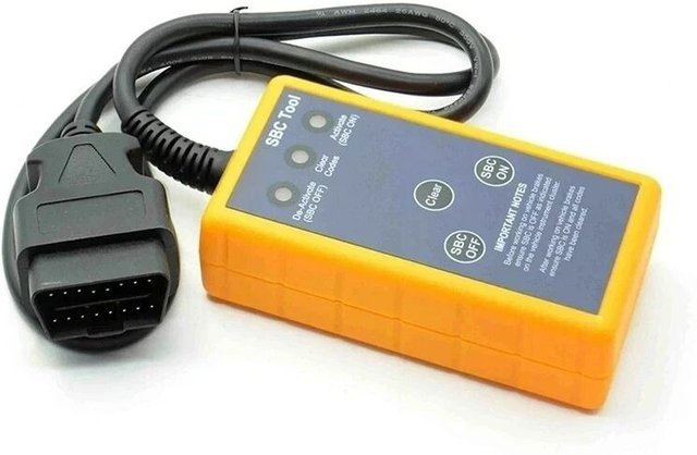 OBDOK Handheld Diagnosewerkzeug für Mercedes SBC System W211 R230 in Rot und Gelb - Bild 1