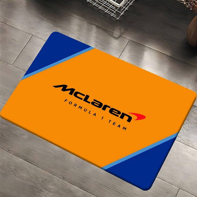 McLaren Fußmatte Rechteckig Rutschfest Orange B/B: 40 x 60 cm - Bild 1