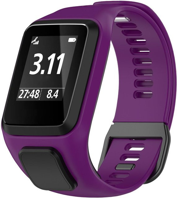 GoolRC Uhrenarmband Silikon, blue, Unisex, kompatibel für TomTom Runner23 Spark - Bild 1