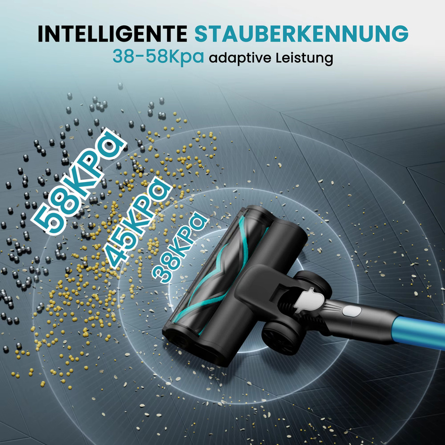 SmartAI V15PRO Akku-Staubsauger mit starker Saugkraft und 80 Minuten Akkulaufzeit - Bild 4