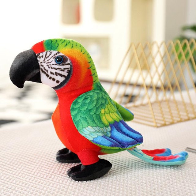 Simulationspapageienpuppe, Plüschtier, 24cm - Bild 1