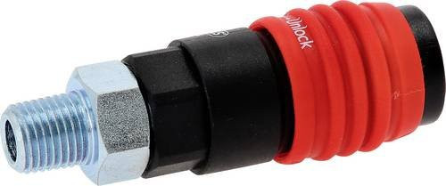 KS Tools 999.9104 Druckluft-Sicherheitskupplung in Rot - Bild 1