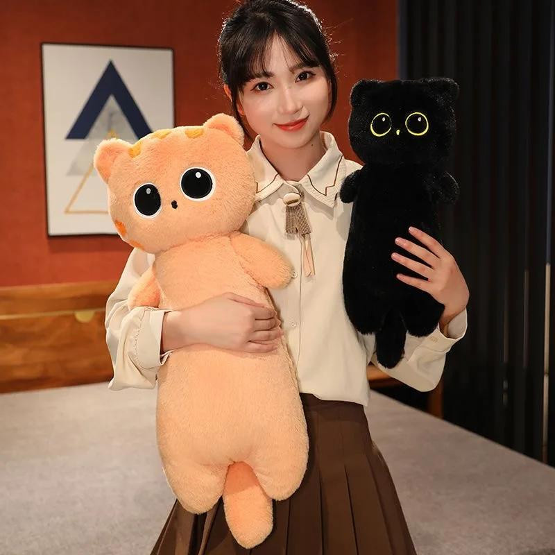 Katze Plüschtier Streifenkissen 40cm ab 3 Jahren - Bild 5