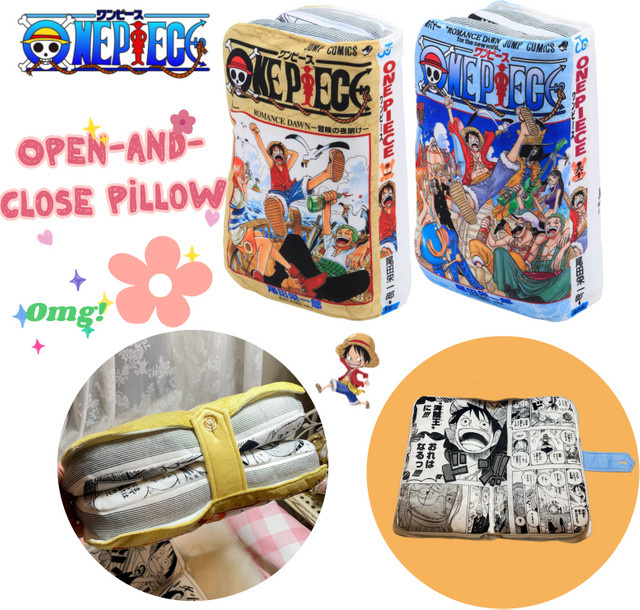 One Piece Kissen mit Luffy, Ace und Roronoa Zoro Design in Multicolour - Bild 1