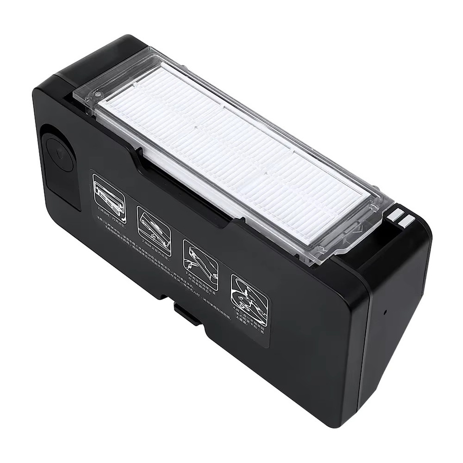 WINDNINJA 2-in-1 Wassertank-Staubbehälter-Set für Xiaomi Mijia Mop Pro, 3C, STYJ02YM, B106CN, S10EU, S12 und VIOMI V2, V2 Pro, V3 Roboterstaubsauger aus Kunststoff - Bild 4