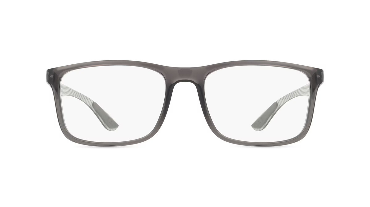 Ray-Ban 0RX8908 Korrektionsbrille, Vollrand, Quadratisch, Kunststoff, Unisex, Grau, Transparent - Bild 1