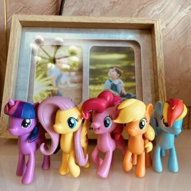 Hasbro My Little Pony Twilight Sparkle Rainbow Dash Pinkie Pie Applejack Actionfiguren - Bild 1
