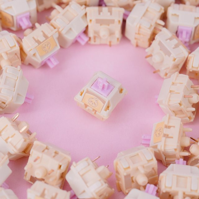 XIDA Usagi Switch V2 R2 Lineare Mechanische Tastaturschalter, werkseitig geschmiert, 5-Pin, PC und PA66/UPE Material für Gaming-Tastaturen - Bild 1