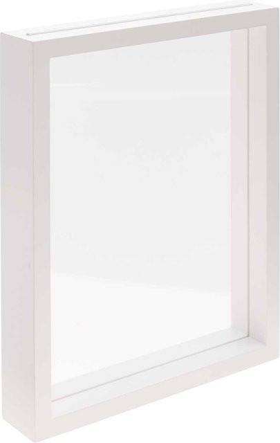Rico Design Holzrahmen mit doppelter Acrylscheibe in Weiß, B: 20 cm, H: 25 cm - Bild 1