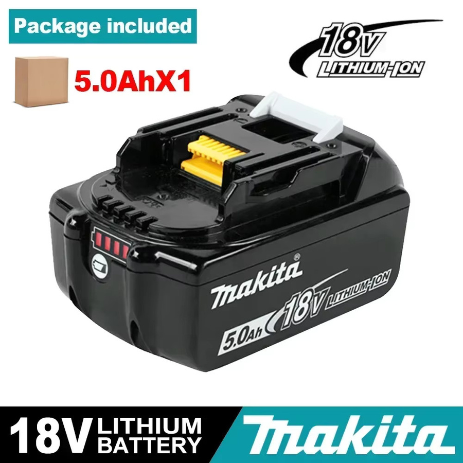 Makita Ersatz Lithium-Ionen-Batterie 18V 5.0Ah Schwarz für Elektrowerkzeuge - Bild 6