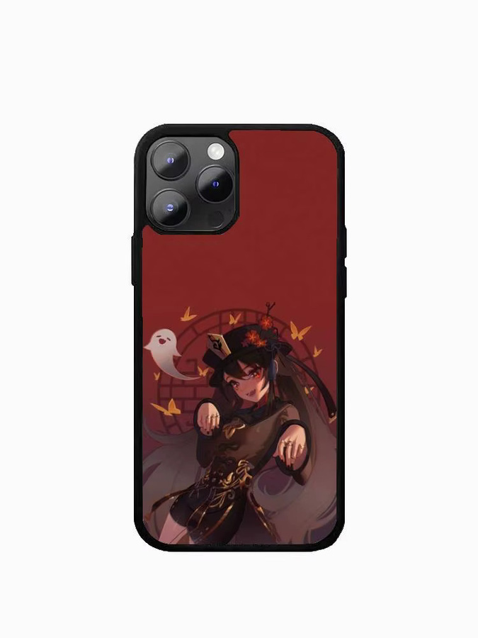 Hu Tao Handyhülle für iPhone 11-16 mit Farbwechsel, transparentes Anti-Fall-TPU-Design und schmale Passform - Bild 4