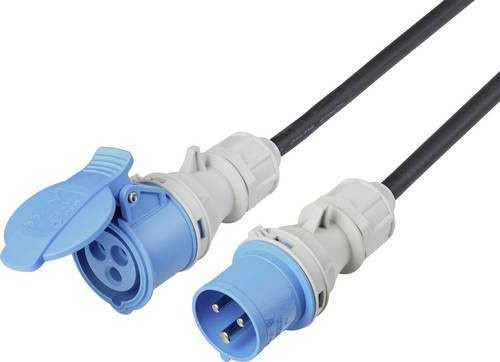 Sygonix Strom Verlängerungskabel SY-5244052 Schwarz 10m H07RN-F 3G 2,5mm² witterungsbeständig für den Außenbereich - Bild 1