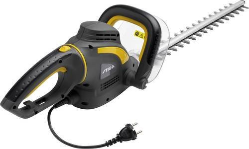 Stiga HT 105c Elektro-Heckenschere mit 500W und 450mm Schwert in Schwarz - Bild 1