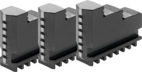 Röhm Bohrbacken-Set hart in Schwarz, 3-teilig, 80 mm - Bild 1