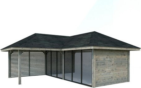 Palmako Connect Pavillon grau tauchgrundiert 24,9 m² - Bild 1
