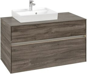 V&B Waschtischunterschrank Collaro mit LED-Beleuchtung, B/T/H: 100 x 54,8 x 50 cm - Bild 1