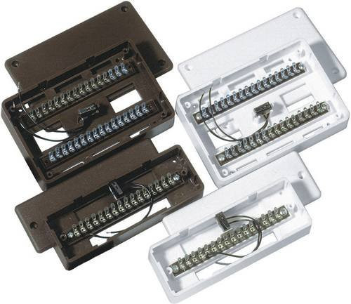 ABUS VT4100W Alarmverteiler in Weiß für die Aufputzmontage - Bild 1