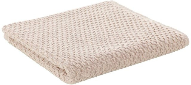 POCOline Handtuch Popcorn beige aus Baumwolle, Breite: 50 cm, Länge: 100 cm - Bild 1