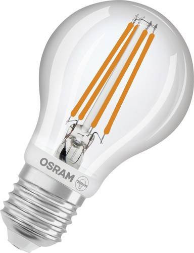 Osram LED Star Classic Lampe mit Bewegungsmelder und Dämmerungssensor, E27, 7,3W, Warmweiß, Transparent - Bild 1