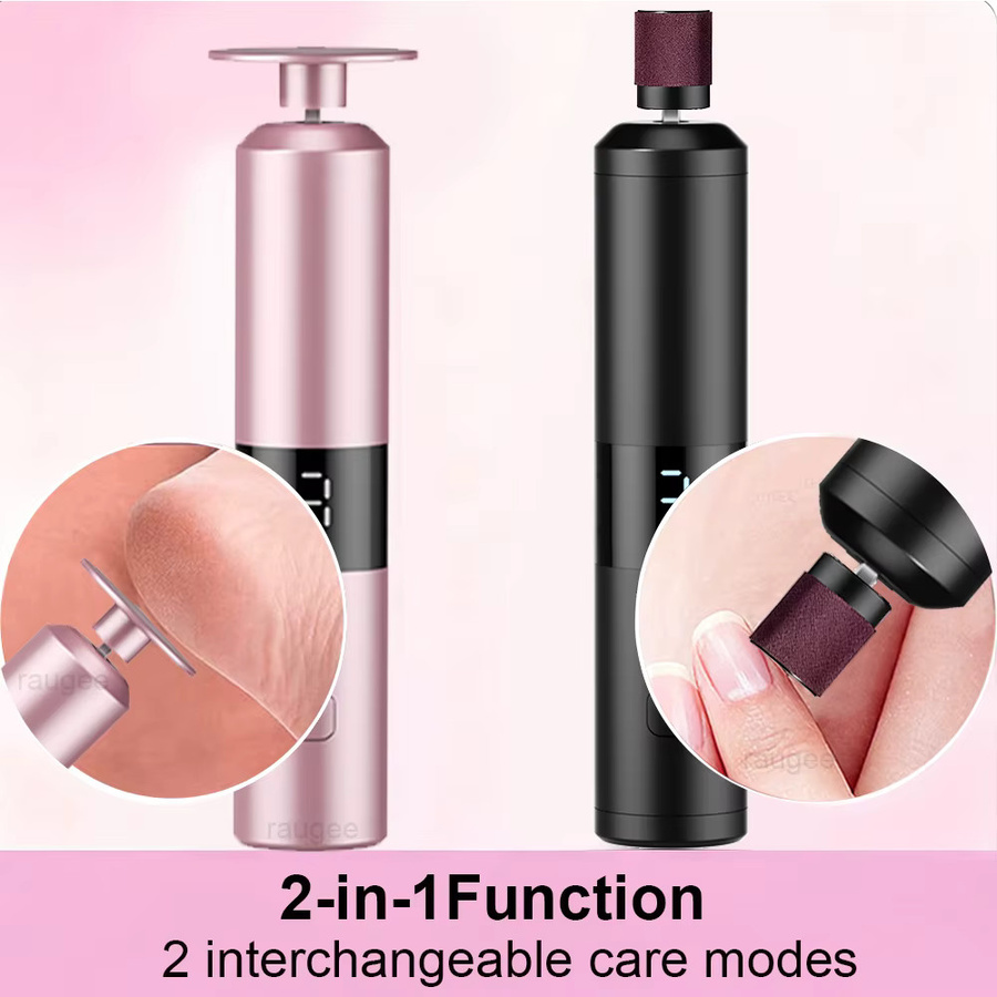cooskr Elektrischer Hornhautentferner, Unisex, Schwarz, Pink - Bild 3