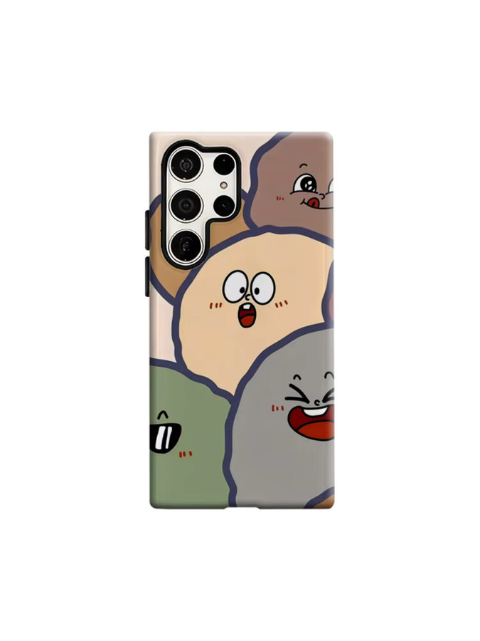 Squishy Pals Stoßfeste Handyhülle für Samsung Galaxy S25 Ultra, S24, S23 Ultra und S23 Plus in Multicolour mit robuster Doppelschicht-Rückabdeckung - Bild 6