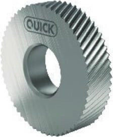Quick-Step Rändelrad PM BL 30Grad in Silber, B/T/H: 21,5 x 5 x 8 cm - Bild 1