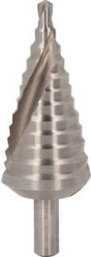 KS Tools HSS Cobalt Stufenbohrer aus Edelstahl, Farbe: Silber, Durchmesser: 6-37 mm - Bild 1