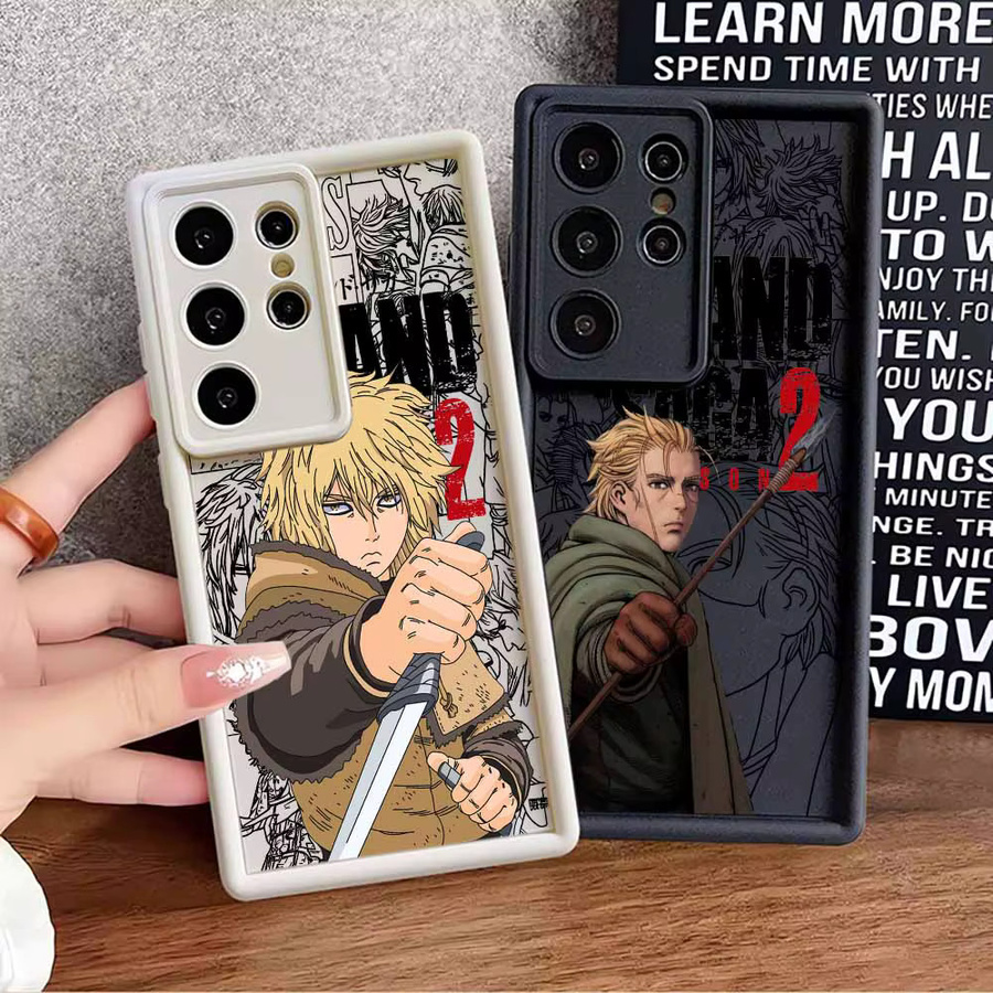 VINLAND SAGA Anime Handyhülle für Samsung Galaxy S26 S25 S24 S23 S22 S21 S20 FE Ultra Plus mit Augen-Design und Silikon-Lanyard - Bild 5