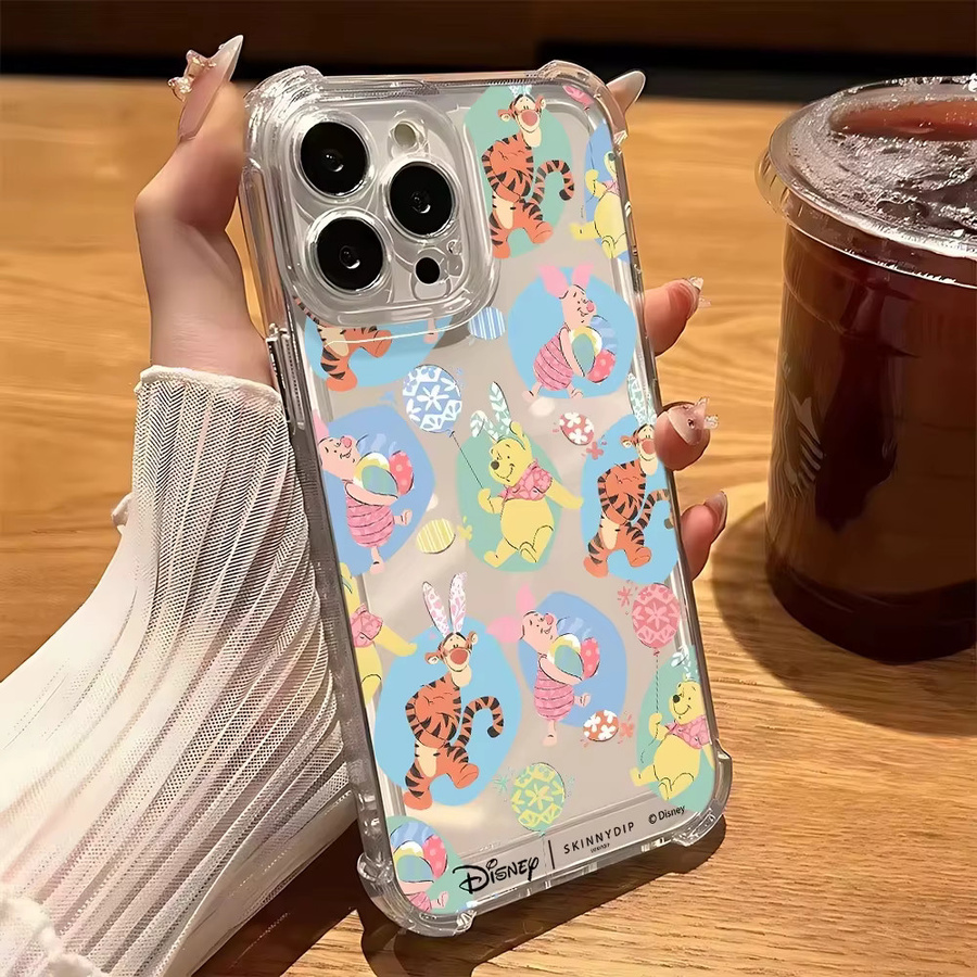 Winnie the Pooh Handyhülle für Samsung Galaxy S26 S25 S24 S23 S22 S21 S20 Edge FE Ultra Plus 4G 5G transparente sturzsichere TPU-Hülle - Bild 2