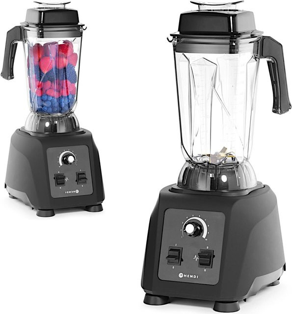 Hendi Standmixer Barmixer in Schwarz mit 1680 W Leistung und 2,5 l Fassungsvermögen, BPA-frei mit Pulse-Funktion und Überhitzungsschutz - Bild 1