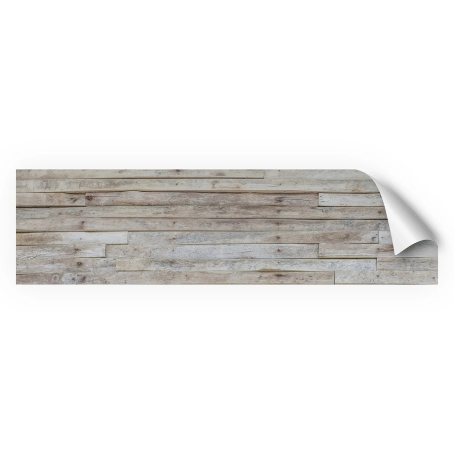 Myspotti Küchenrückwandfolie in Wood Look, selbstklebend, Farbe: Weiß/Braun, B: 220 cm, H: 60 cm - Bild 2