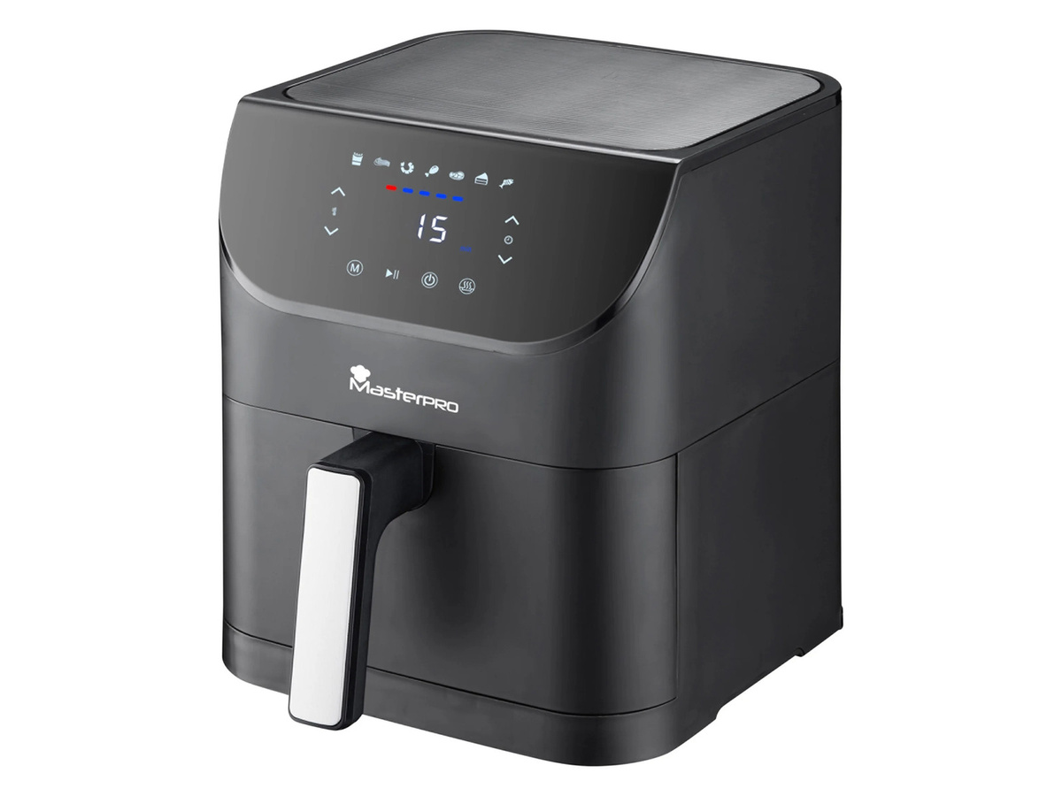 MASTERPRO Heißluftfritteuse BGMP-9457 in Schwarz mit 6 l Fassungsvermögen - Bild 3