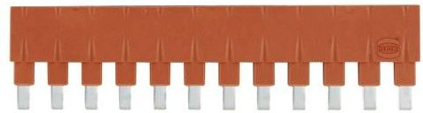 HARTING Steckbrücke 09330009840 aus Kunststoff in Rot und Orange - Bild 1