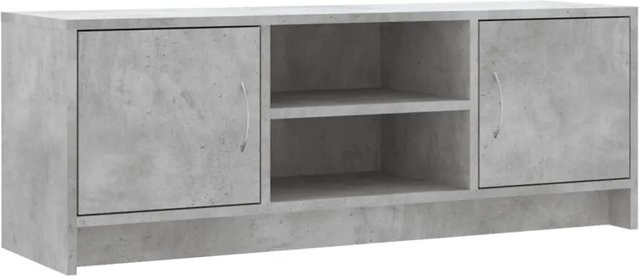 vidaXL TV-Schrank aus Holzwerkstoff in Betongrau, B/T/H: 102 x 30 x 37,5 cm - Bild 1