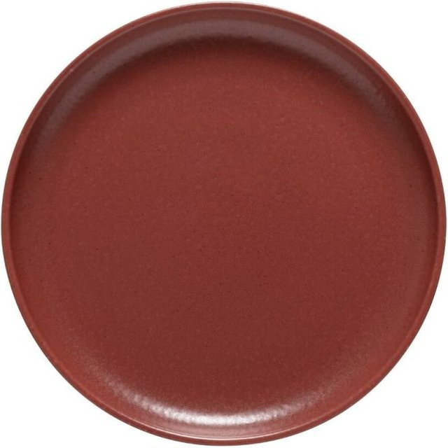 Costa Nova Pacifica Salat- und Dessertteller aus Keramik, Rot, 12er Pack, Durchmesser: 22,4 cm, Höhe: 2,5 cm - Bild 1