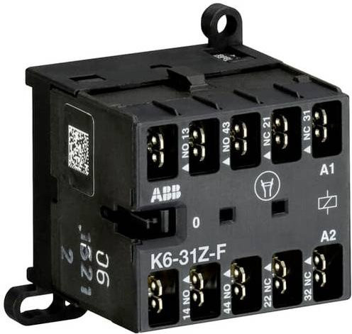 ABB K6-31Z-F-01 Schalter Schwarz mit 3 Schließern und 1 Schließer 24V 3A - Bild 1