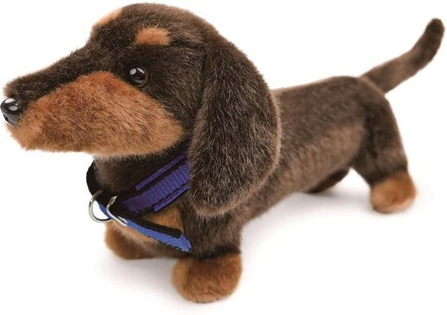 Yiran toy Dackel Plüschtier, braun, mit langem Haar - Bild 1