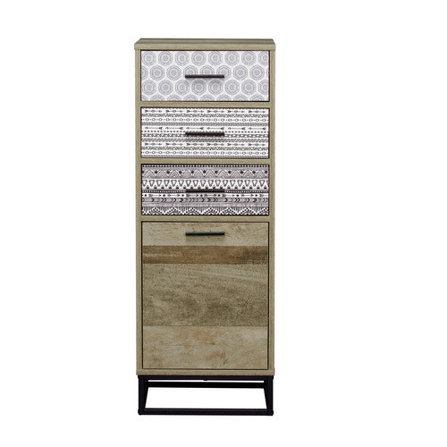 SIT Kommode MAILBOX aus MDF und Metall, 1-türig, braun - Bild 2