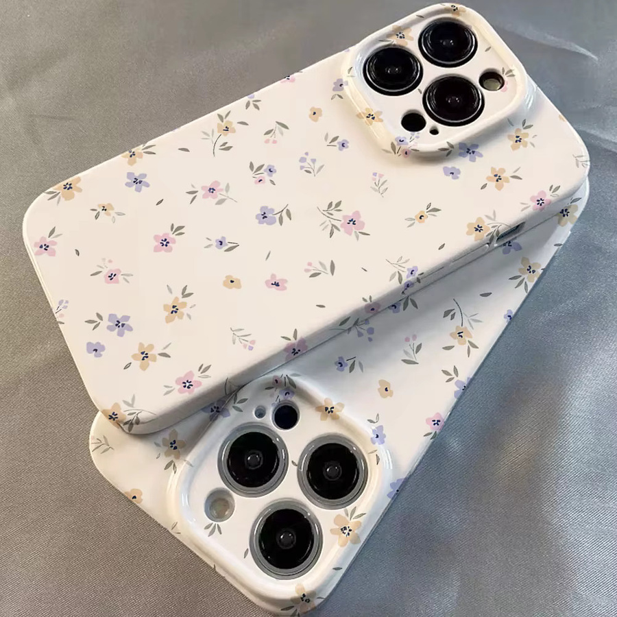 Glänzende Blumen-Handyhülle aus Hart-PC für Google Pixel 7 7a 8 8a 9 9a Pro XL 5G - Bild 2