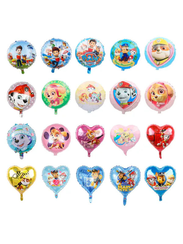 Paw Patrol Aluminiumfolienballons in Herz- und Rundform für Kindergeburtstag Party Deko - Bild 4