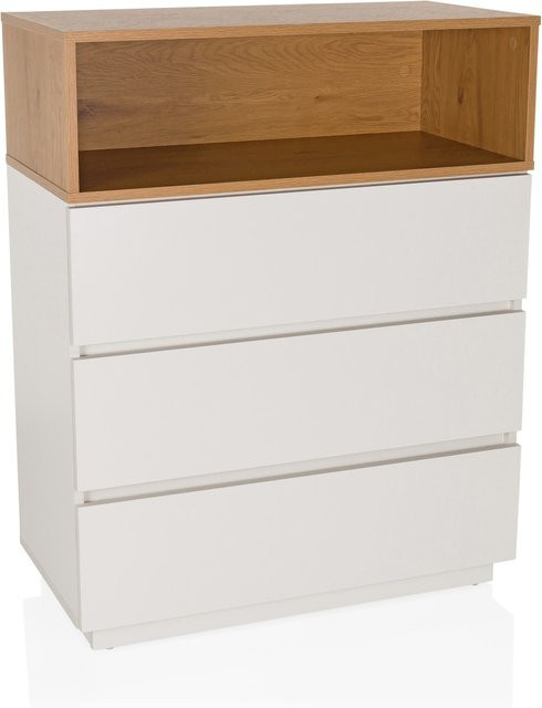 hjh LIVING Kommode MELMO K aus melaminharzbeschichteter Spanplatte in modernem Design - Bild 1