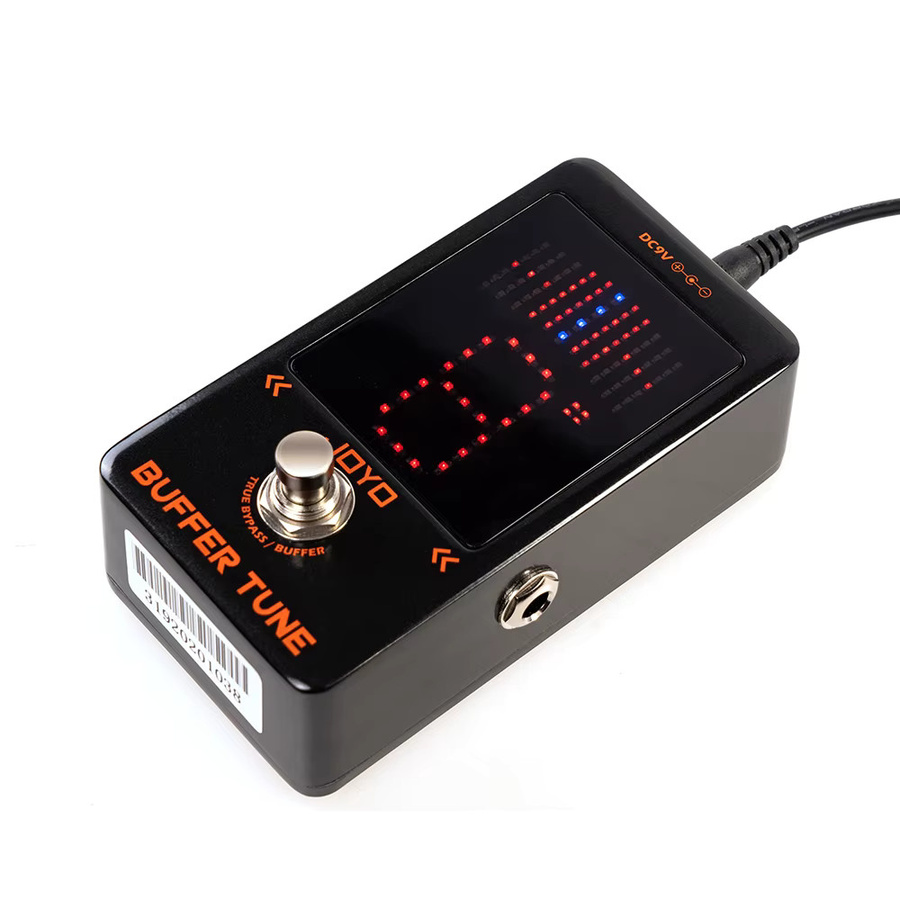 JOYO JF-19 Buffer Tune Gitarreneffektpedal in Schwarz für E-Gitarre und Bass mit hochpräzisem Tuning und True Buffer Modus - Bild 3