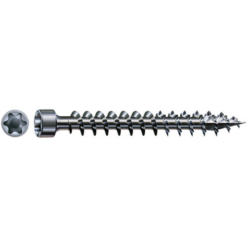 Spax Holzbauschraube Torx aus Stahl, silberfarben, 24 Stück, Durchmesser: 6 mm, Länge: 120 mm - Bild 2