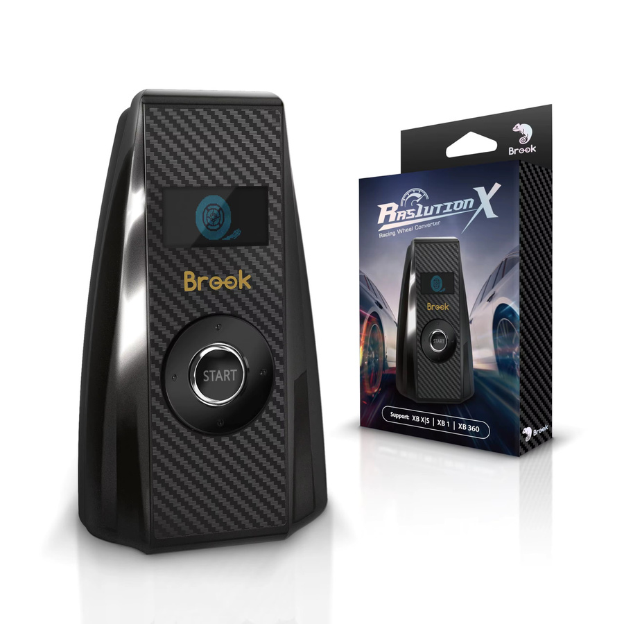 Brook Ras1ution X Racing Wheel Converter in Schwarz für Xbox One und Xbox 360 mit Force Feedback und App-Steuerung unterstützt über 60 Lenkräder - Bild 2